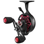 Piscifun ICX Frost Ice Fishing Reel, Inline Ice Reel, Innovative Structure Design, Magnetic Drop System Ice Reel, No line Twist, Large Spool Diameter, 7+1 Shielded BB, 2.7:1 High Speed Ratio-Red