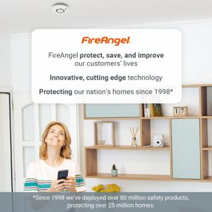FireAngel Carbon Monoxide Detector – 10-Year Battery Life