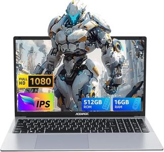 ACEMAGIC PC Portatile 16GB DDR4 RAM 512GB SSD,Alder Lake-N97【Battere N100/N95,Fino a 3.6Ghz】 Notebook,15.6" Full HD Computer portatile 2.4G/5G WiFi,BT5.0,Type_C, USB3.2,HDMI Ufficio(Grigio) 2025
