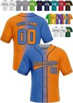 Personalized Baseball Jerseys - Custom Baseball Team Sport Uniforms for Men, Women, Girls, Boys - Customize Your Own Jerseys