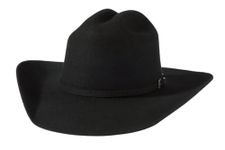 RNB Building Products Roper Cowboy Hat - 100% Wool Felt (CA/US, Alpha, One Size, Small, Black)