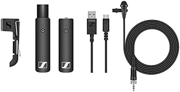 Sennheiser XSW-D Lavalier Set Wireless Microphone System | ME2-II Omni Lavalier Mic | Plug-and-Play 2.4 GHz Digital Transmission | Ideal for Presentations, Interviews, Lectures & Vlogging