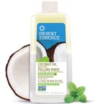 Desert Essence Mouth Rinse Dual Phase Pulling Coconut Oil, 8 Fluid Ounce