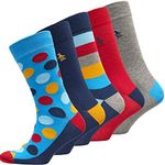 Original Penguin Mens 5 Pack Socks One Size UK 7-11 EU 41-46