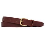 SIDEWOK Plain Casual Sleek Belt For Women/Girls (Brown)