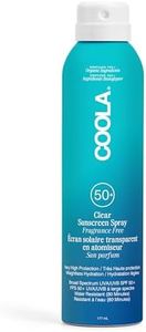 COOLA Classic/Clear Sunscreen Spray SPF50 Fragrance-Free (177 ml)