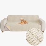 Muamar Dog Bed Cover Sofa Protector,Anti Slip Waterproof Sofa Covers for Living Room Couch Covers,Sofa Mat,Seat Cover,Dog Mat,Pet Pad for Furniture 1 Piece (60x70 inch, Cream White)