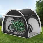 Outdoor Bike Covers Storage Shed Tent, Oversized Storage Tent for 3-4 Bikes, Portable Foldable Garage/Garden Storage Tents, Waterproof Anti-uv Outdoor Bicycle Cover