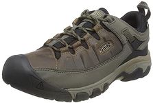 KEEN Men's Targhee 3 Low Height Waterproof Hiking Shoe, Bungee Cord/Black, 10.5 2E (Wide) US