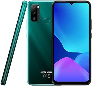 Ulefone Note 10(P) Smartphone Without Contract, 3GB RAM 128GB ROM, 13MP Triple Rear View Camera, Dual SIM 4G Mobile Phone, 6.5 Inch HD+, 3 Card Slots, Android 11, 5500mAh Battery, Fingerprint Green