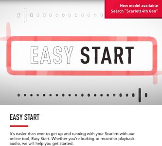 Focusrite Scarlett 2i2 USB Audio Interface – 3rd Gen