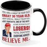 Viberty 30th Birthday Gifts For Men Women, 1994 Birthday Gifts Ideas, 30th Birthday Mugs Funny, 30 Year Old Birthday Gifts For Mom, Dad, Friend, Coworker, Family, 30th Ceramic Mug 11oz