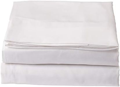 Elegant Comfort Luxury Flat Sheet Wrinkle-Free 1500 Thread Count Egyptian Quality 1-Piece Flat Sheet, Full Size, White