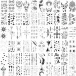 BUXIUGAN Temporary Tattoos, 60 Shee