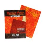 Dungeon Craft Battlemaps: Hell Pack Board Game - Battle Mat for Dungeons and Dragons - 24"x33"/1" Grid - Double-Sided Laminated DND Mat - Wet/Dry Erase