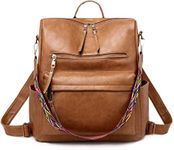 ProArch Stylish Suede Leather Anti Theft Women's Fashion Backpack | Sling | Shoulder | Handbag | Ladies Purse | Crossbody | Casual | Daypack (Tansuede), 25 Liter