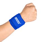 Orthotech Neoprene Gym Wrist Support For Men & Women, Strap For Pain Relief, Wrist Supporter For Gym & Sport Activities,Gym Accessories For Men For Hand Grip & Wrist Support,Free Size