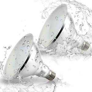 HiBay 2 Packs 15W Par38 E27 LED Bulbs IP65 Warm White Spot Lights PAR Reflector Floodlight 240V,1400 Lumen Eqv 150W Halogen for Outdoor Use