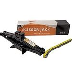 Ellis Excellence Scissor Jack for Lifting Cars - 2 Ton (2T) | Compact, Universal Jacks for Tire Changing, Lifting & Repair | Car Boot Accessories for Drivers, DIY Use & Workshops