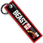 KEYTAILS Keychains Premium Quality Key Tag for Fitness, Workout, Gamer, Military, Tactical, EDC, Gifts [BEAST MODE ON]