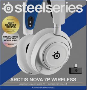 SteelSeries Arctis Nova 7P Wireless Gaming Headset – White