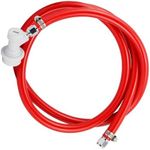 FERRODAY Ball Lock Gas Line Assembly 5ft Red Long Tubing 5/16 Ball Lock Gas Disconnect Set Home Brewing Kit Ball Lock CO2 Gas Hose Assemble for Draft Beer Home Brewing