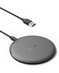 Anker Wireless Charger, PowerWave Pad for Samsung, Qi-Certified 10W Max for iphone17/16/16 Pro/15/15 Pro/14/13/12/AirPods charging station(No AC Adapter, Not Compatible with MagSafe Magnetic Charging)