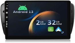 YUNTX Android 13 Car Stereo Fit for Seat Ibiza 6J (2009-2014)-[Built-in CarPlay/Android auto/GPS]- Camera-IPS 2.5D 9”Touchscreen-DAB/MirrorLink/Bluetooth 5.0/Steering Wheel Control/WiFi/USB/4G