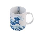 Grupo Erik Hokusai The Great Wave Off Kanagawa Porcelain Mug | 35 cl - 350 ml | 3.74 x 3.15 inches - 9.5 x 8 cm | Coffee Mug | Tea Mug | Cute Mug | Ceramic Mug