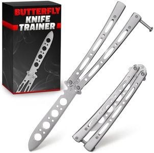 DIMROM Silver Butterfly Trainer with dull blade