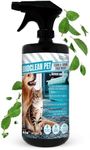 Carpet Cleaner and Deodorizer for Pets - Stain and Odor Treatment | Neutralizes Urine Stains and Eliminates Smell & Residue, Made in The USA - Biocelan Pet by Harvest and Home - 16oz