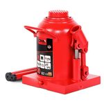 DNA MOTORING 30 tons / 66138.6 lbs Lifting Automotive Welded Hydraulic Bottle Jack for Repair Vehicle, Pickup, Truck, w/Manual Handle, Red,TOOLS-00364