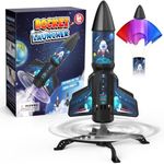 Spinner Rocket Launcher for Kids 200ft Self Launching Rocket Toy Gift