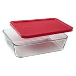 Pyrex Simply Store 6-Cup Rectangular Glass Food Storage