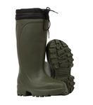 NAT'S 1530, Ultra Light EVA Waterproof Wellington Boots with Removable Foam Lining, Warm and Waterproof, Comfort zone of -58°F / -50°C, Green Smoke, 7