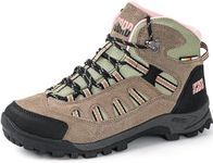 @ R CORD Womens Hiking Boots Waterproof Lightweight Hiking Boots Women Ankle Support Hiking Shoes Backpacking Boots Breathable Non-slip Hiking Boot for Outdoors, Pink Line, 7 US