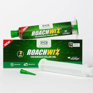 PCI RoachWIZ Cockroach Killer Gel – Fast-Acting, Odorless Formula for Home & Kitchen – Targets Roaches, Ants & Bugs – Child-Safe, Easy to Use 35g