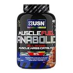 USN Muscle Fuel Anabolic Chocolate All-in-one Protein Powder Shake (2kg): Workout-Boosting, Anabolic Protein Powder for Muscle Gain - New Improved Formula