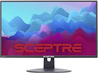 Sceptre 20" 1600 x 900 75Hz LED Monitor 2x HDMI VGA Built-in Speakers, sRGB 99% Machine Black (E209W-16003RT series)