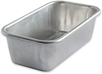 Nordic Ware USA Natural Aluminium 1 Pound Loaf Pan, 22.5 x 12 x 7 cm,Silver