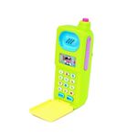 WISHKEY Plastic Musical Flip Mobile Phone Toy, Cell Phone with Colorful Lights and Sound Effects, Multicolor, 3+ Years (Pack of 1)