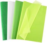 SANNIX 100 Sheets Green White Tissu