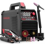 YESWELDER 205Amp Stick Welder Large LED Display with Lift TIG Torch, Digital Inverter IGBT ARC Welding Machine, 110V/220V Dual Voltage Hot Start Portable MMA Welder Machine, Arc Force