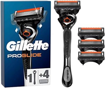 Gillette ProGlide Nassrasierer Herren, Rasierer + 4 Rasierklingen mit 5-fach Klinge, Geschenk für Männer