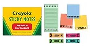 Crayola Sticky Notes: 488 Notes to 