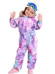 Bluemagic Little Kid's One Piece Overall Snowsuits Ski Suits Jackets Coats Jumpsuits,PPL Glx,110cm