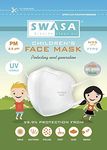 SWASA Kids N95 Face Mask (Pack of 5 + 1 Free) PM2.5 FFP2 Class (Ear Loop, Without Valve)