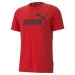 PUMA Mens Ess Logo Tee T-Shirt, High Risk Red, M EU