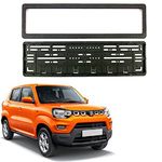 Gallery Auto Car Number Plate Protection Frame Set of 2pcs Suitable for Maruti Suzuki S-Presso