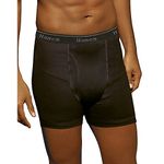 Hanes Men's Tagless Boxer Briefs-Multiple Colors, 5 Pack-Black Gray Assorted 2, S (Pack of 5)